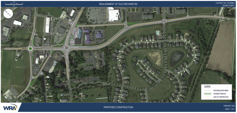 An overview of the entire project. SOURCE: DELDOT
